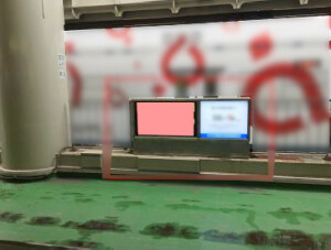 千葉都市モノレール　千葉みなと駅／千葉みなと駅55ＴＶ№55駅デジタルサイネージ・駅広告、写真2