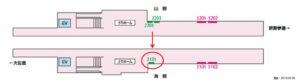 京成　酒々井駅／／№2101駅看板・駅広告、位置図