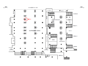 JR／横浜駅／中央通路／№28駅看板・駅広告、位置図