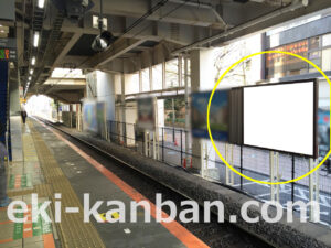 JR／三鷹駅／快速線前／№10駅看板・駅広告、写真3