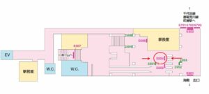 京成　町屋駅／／№5304駅看板・駅広告、位置図