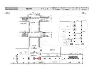 JR／錦糸町駅／本屋改札外127№127駅看板・駅広告、位置図