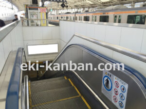 JR／東小金井駅／高架上りホーム／№2駅看板・駅広告、写真2