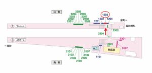 京成　柴又駅／／№1203駅看板・駅広告、位置図