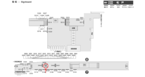 京成　松戸駅／／№2203駅看板・駅広告、位置図