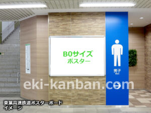 東葉高速　船橋日大前駅／駅貼りポスター駅看板・駅広告、写真2