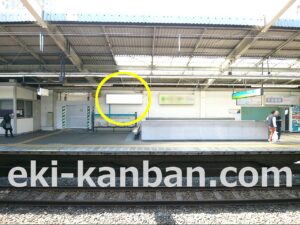 JR／新杉田駅／上りホーム／№3駅看板・駅広告、写真1