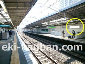 JR／新杉田駅／上りホーム／№4駅看板・駅広告、写真1