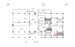 JR／阿佐ケ谷駅／本屋口／№116駅看板・駅広告、位置図