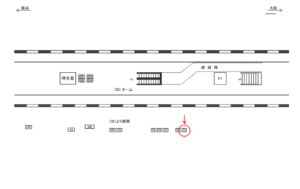 JR／磯子駅／上り線側／№59駅看板・駅広告、位置図