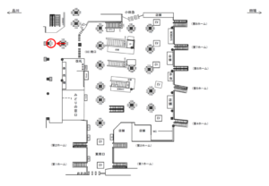 JR／新宿駅／南口／№111駅看板・駅広告、位置図