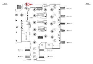 JR／新宿駅／南口／№189駅看板・駅広告、位置図
