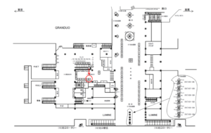 JR／立川駅／東改札内／№20駅看板・駅広告、位置図