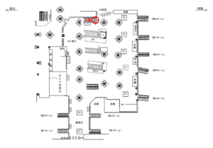 JR／新宿駅／ホーム階段／№39駅看板・駅広告、位置図