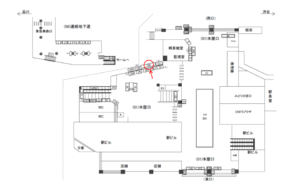 JR／目黒駅／本屋口／№130駅看板・駅広告、位置図