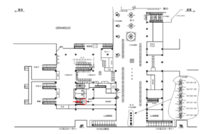JR／立川駅／本屋口／№51駅看板・駅広告、位置図