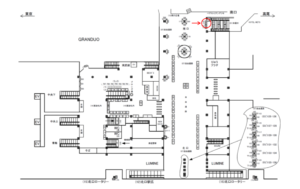 JR／立川駅／本屋口／№182駅看板・駅広告、位置図