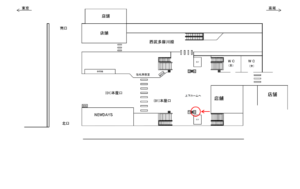 JR／武蔵境駅／本屋口／№32駅看板・駅広告、位置図