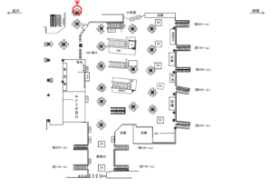 JR／新宿駅／南口／№190駅看板・駅広告、位置図