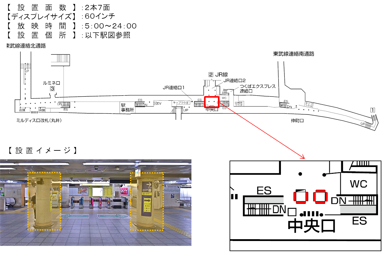 北千住駅 Metro Concourse Vision（1）