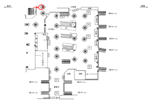 JR／新宿駅／南口／№565駅看板・駅広告、位置図