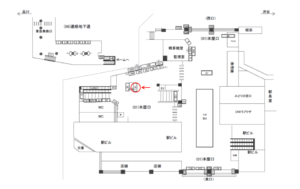 JR／目黒駅／本屋口／№61駅看板・駅広告、位置図