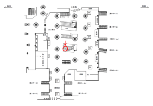 JR／新宿駅／南口／№246駅看板・駅広告、位置図