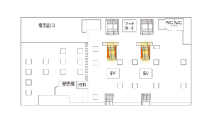 JR／秋葉原駅／JR 秋葉原駅 秋葉原エスカシートBIG№BIG駅臨時広告・駅広告、位置図