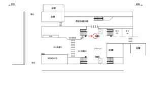 JR／武蔵境駅／本屋口／№29駅看板・駅広告、位置図