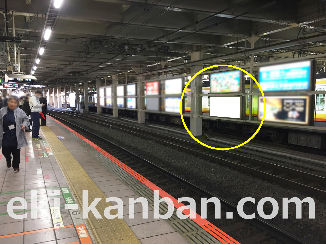 JR 立川駅 中央下りホーム前№127