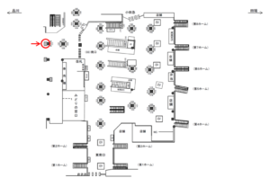 JR／新宿駅／南口／№251駅看板・駅広告、位置図
