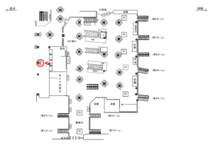 JR／新宿駅／南口／№253駅看板・駅広告、位置図