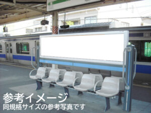 JR／矢野口駅／高架ホーム№B01&B02№02駅看板・駅広告、写真1