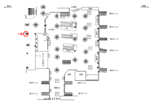 JR／新宿駅／南口／№252駅看板・駅広告、位置図