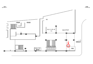 JR／新宿駅／東口1F／№330駅看板・駅広告、位置図
