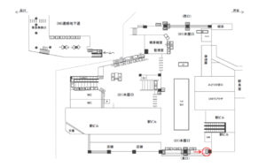 JR／目黒駅／本屋口／№111駅看板・駅広告、位置図