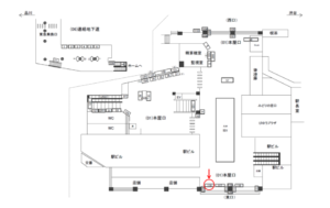 JR／目黒駅／本屋口／№118駅看板・駅広告、位置図