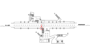 東京メトロ／四谷三丁目駅／丸ノ内線／№6駅看板・駅広告、位置図