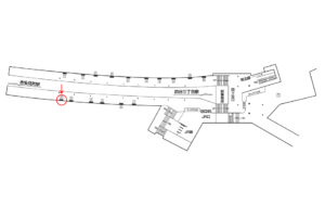 東京メトロ／四ツ谷駅／丸ノ内線／№6駅看板・駅広告、位置図