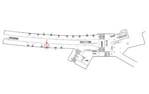 東京メトロ／四ツ谷駅／丸ノ内線／№3駅看板・駅広告、位置図