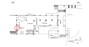 JR／大森駅／橋上本屋口／№1駅看板・駅広告、位置図