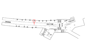 東京メトロ／四ツ谷駅／丸ノ内線／№11駅看板・駅広告、位置図