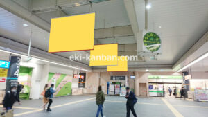 JR／川崎駅／川崎フラッグ ジャンボフラッグ仕様 7日間№7駅臨時広告・駅広告、写真2