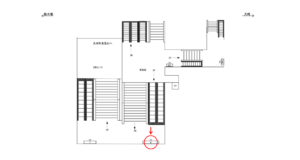 りんかい線／大井町駅／東急連絡口／№8駅看板・駅広告、位置図