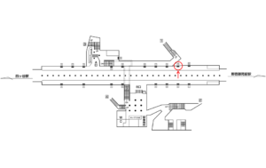 東京メトロ／四谷三丁目駅／丸ノ内線／№19駅看板・駅広告、位置図