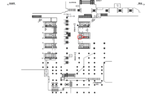 JR／東京駅／中央通路／№24駅看板・駅広告、位置図