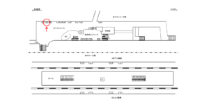つくばエクスプレス／浅草駅／コンコース／№9駅看板・駅広告、位置図