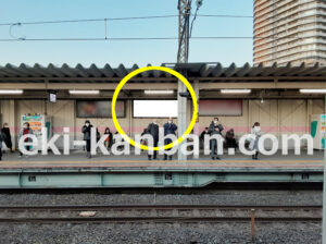 JR／武蔵浦和駅／武蔵野線ホーム／№112駅看板・駅広告、写真2