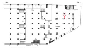 JR／神田駅／北改札／№4駅看板・駅広告、位置図