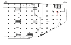 JR／神田駅／北改札／№7駅看板・駅広告、位置図